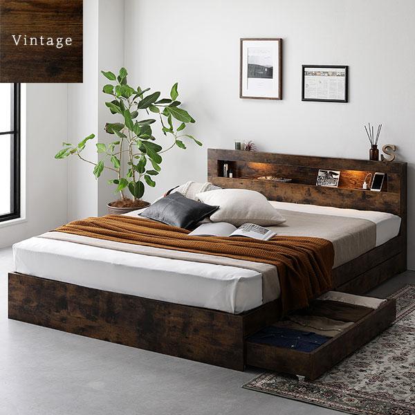 ベッド ダブル ベッドフレームのみ ストーングレー 照明付き 収納付き 引き出し付き 棚付き 宮付き コンセント付き ベッド ダブル ベッドフレームのみ ストーングレー 照明付き 収納付き 引き出し付き 棚付き 宮付き コンセント付き