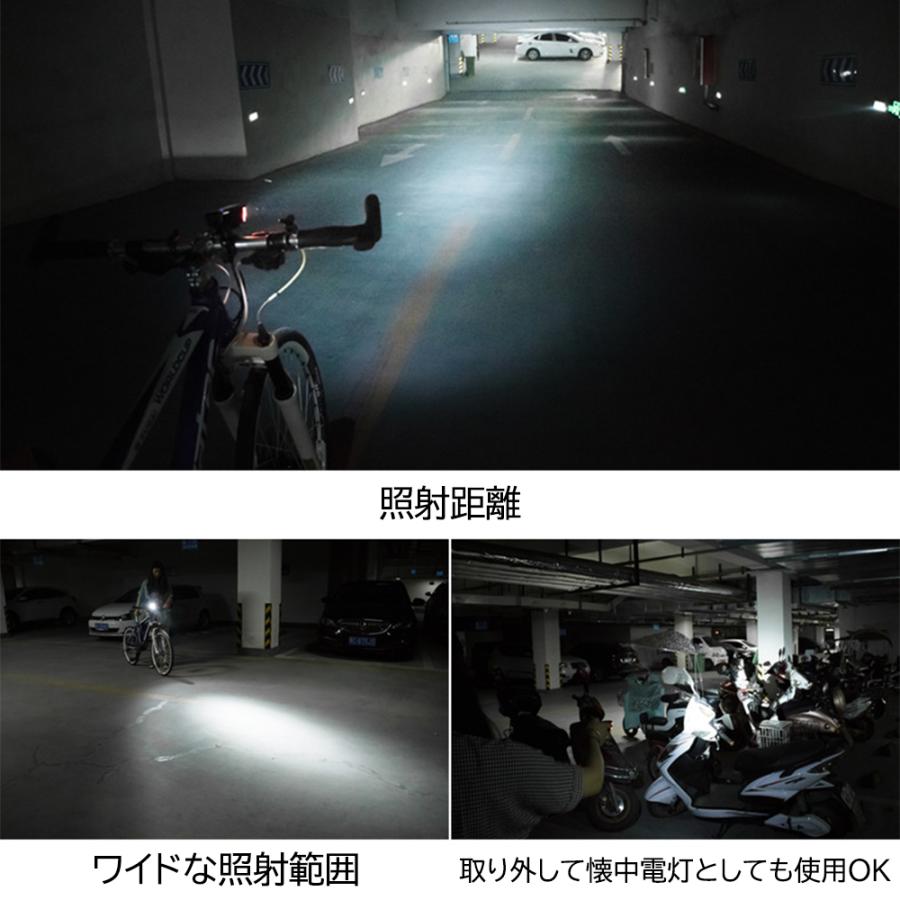 自転車 ライト usb led 明るい ソーラー おしゃれ 充電  防水 取り付け簡単 ブザー ホーン スマホ充電可能 自動点灯 広照射 ワイド照射 パッケージ |  | 12