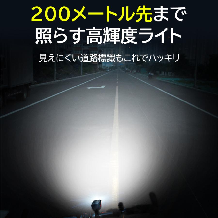 自転車 ライト usb led 明るい ソーラー おしゃれ 充電  防水 取り付け簡単 ブザー ホーン スマホ充電可能 自動点灯 広照射 ワイド照射 パッケージ |  | 02