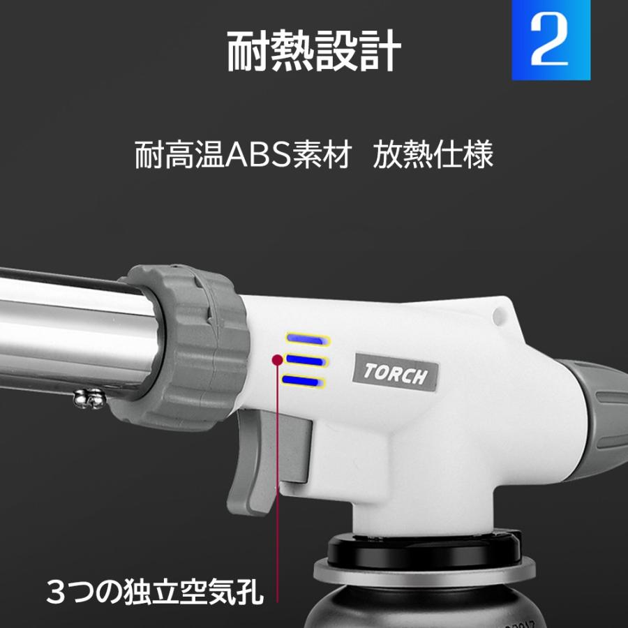 トーチバーナー バーナー ハイパワー 高火力 ガスバーナー 火力調整 炎の大小調整  強力 シングルバーナー 逆さ使用OK アウトドア バーベキュー お菓子作り |  | 14