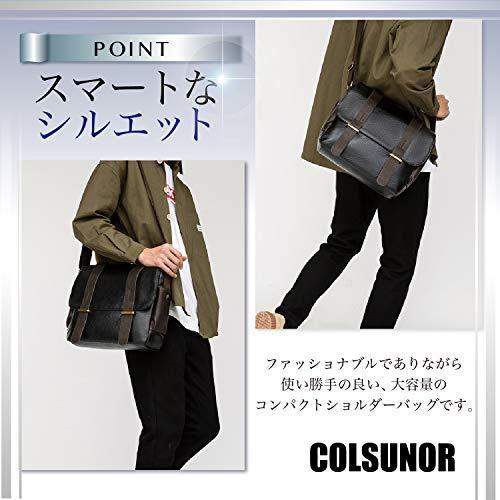 全品送料無料 バッグ Colsunor ショルダーバッグ メンズ メッセンジャーバッグ かばん ななめがけ ワンショルダー撥水 収納多い 大容量 ブラウン キャンバス Www Threeriversofs Com