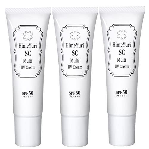 22秋冬新作 ひめゆり ６種のヒト幹細胞 日焼け止め 化粧下地 Scマルチuvクリーム 日本製 30g 3 Plannerce Ir