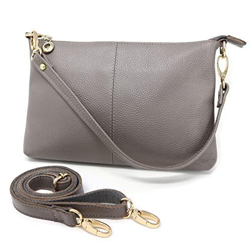 Jb Eshing 本革 ショルダーバッグ レディース バッグ 肩掛け 肩掛け 斜めかけ ２way 薄い S