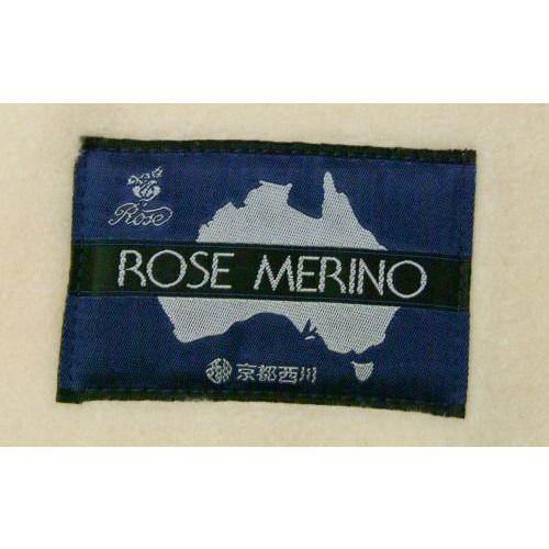 京都西川】ウォッシャブルウール毛布 ウール100％ 洗える ローズ