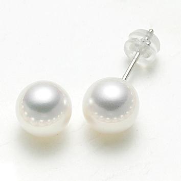 あこや真珠無調色花珠ネックレスピアスセット9-9.5mm 90-179637 : 真珠