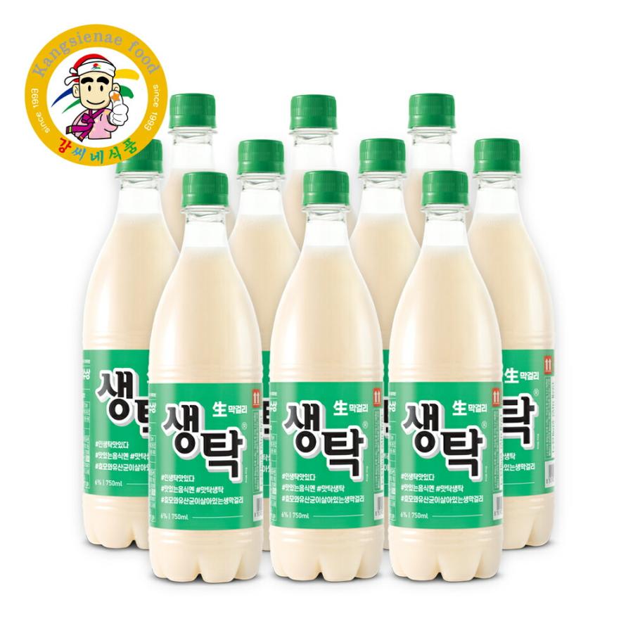 釜山生マッコリ 生濁（センタック・センタク）750ml Alc.6％ 要冷蔵