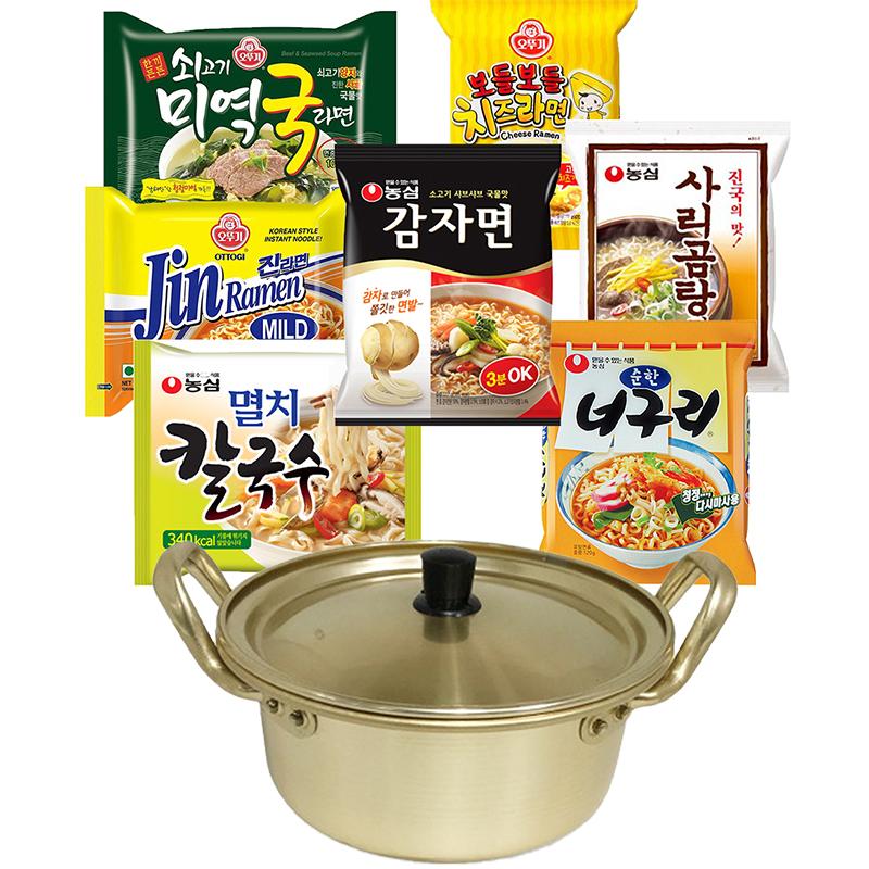 甘口韓国ラーメン味比べ ノグリ ジンラーメン ワカメラーメン サリコムタン チーズラーメン イワシカルグクス ジャガイモラーメン 14cm鍋 Zp 257 韓国食品辛国のキムチ物語 通販 Yahoo ショッピング