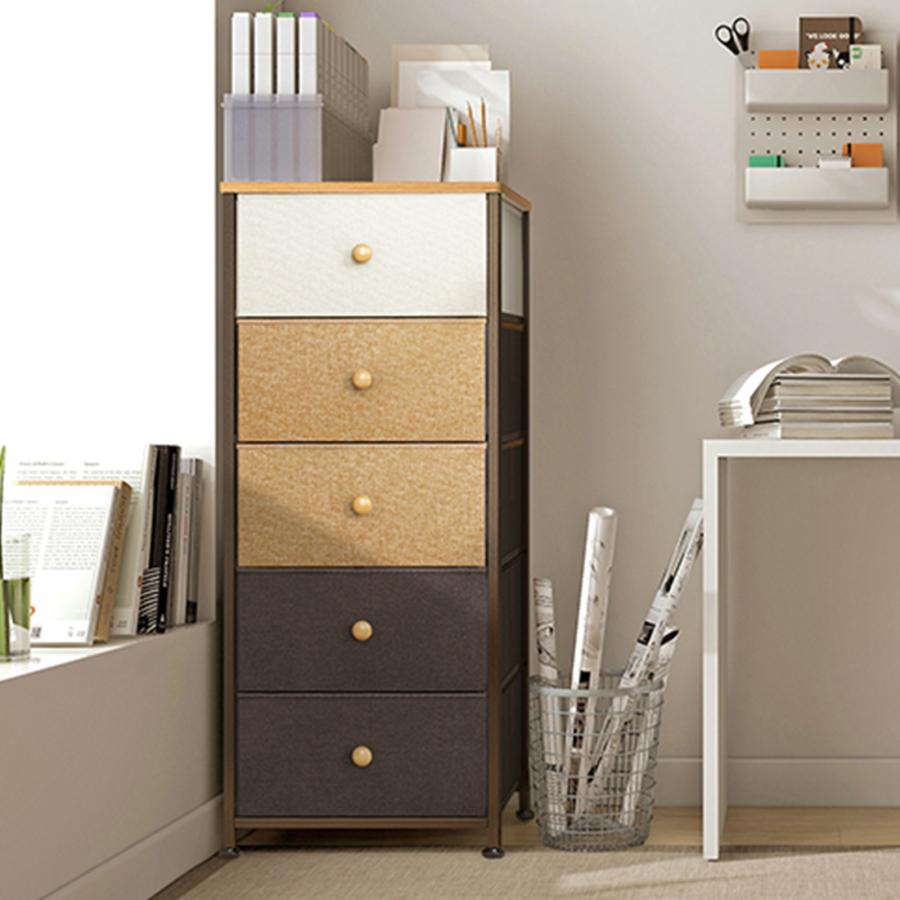 チェスト 5段 衣装ケース リビング タンス 押し入れ収納 ランドリー