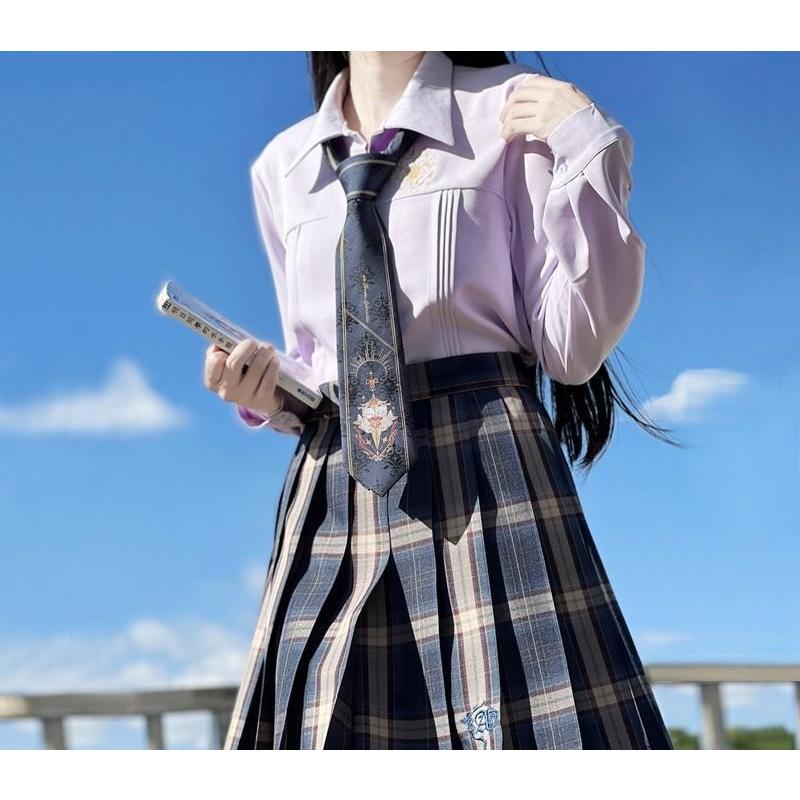 卒業式 スーツ 女の子 制服 学生制服 7点セット 刺繍入り 長袖 女子高生スカート レディース 高校生 お受験 結婚式 発表会 通学 ジュニア 学生服 マフラー ネイビー お受験 制服 男の子 女の子