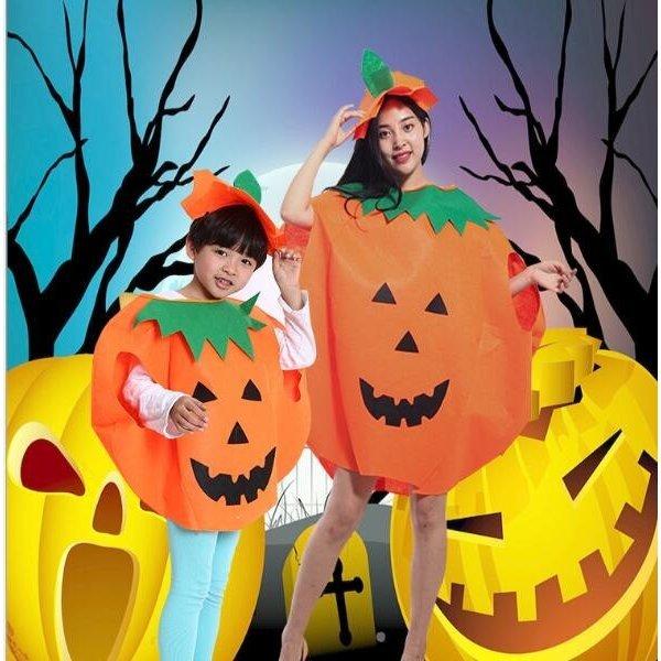 大人 キッズ 子供 パーティー用 クリスマス コスプレ かぼちゃハロウィーン ハロウィン カボチャ人気