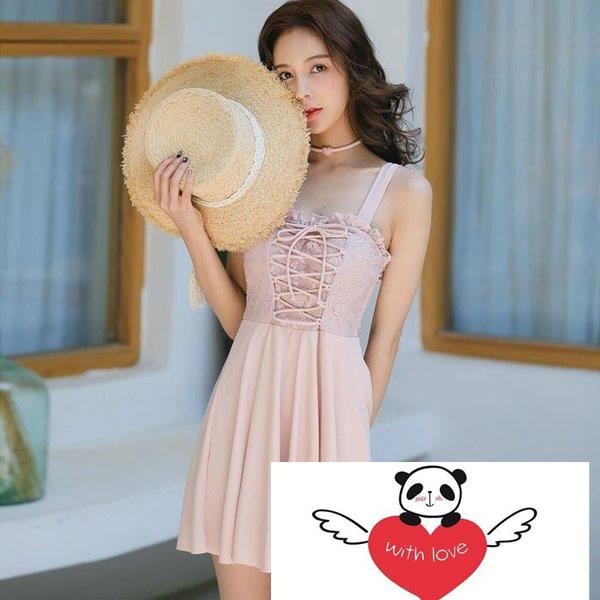 水着 レディース ワンピース水着水泳 バックレス水着 可愛い 黒 ピンク ワンピース水着 体型カバー 水着 無地 レース 水着 スイムウエア ビーチウェア Yz4046 神龍閣 通販 Yahoo ショッピング