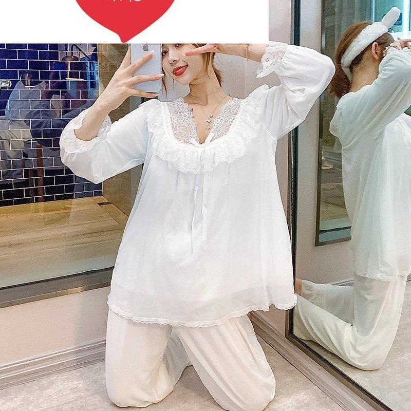 パジャマ綿100 パジャマカップル ペアパジャマ レディースルームウェア 寝巻きもこもこルームウェア 可愛い ゆったり 長袖