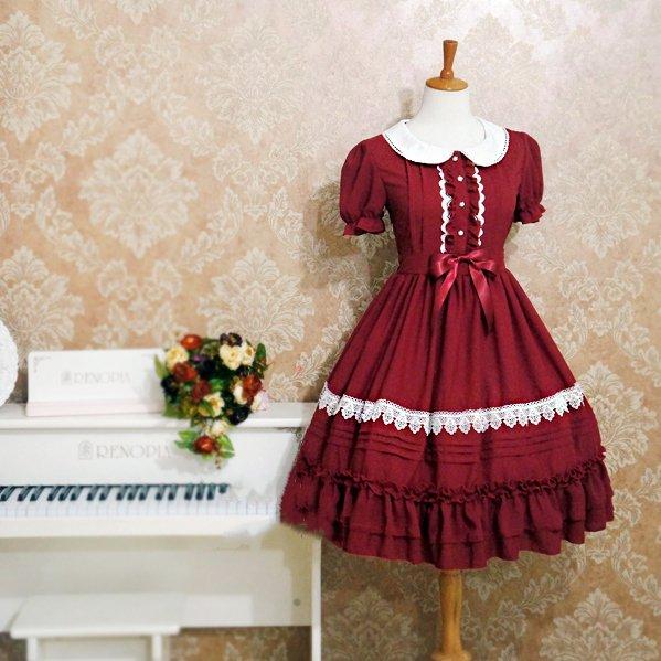 ワンピース ロリィタ 可愛いロリータ ワンピース 半袖 レディース ゆめかわいい Yz6987 神龍閣 通販 Yahoo ショッピング