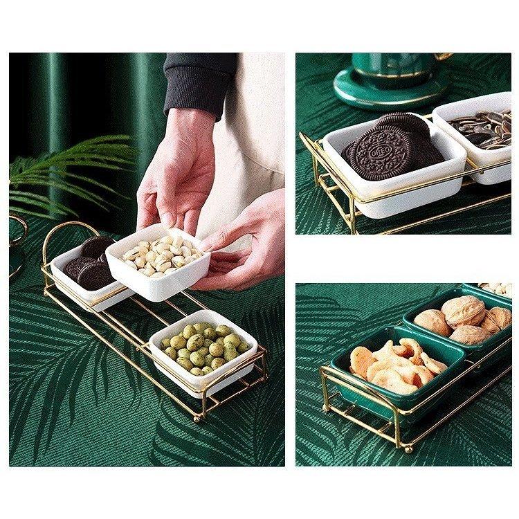 プレート お皿 来客用 お菓子入れ 小皿 おしゃれ おうちカフェ ティータイム パーティー 上質 上品 小分 シック エレガント 今ダケ送料無料 スイーツ 無地 モダン