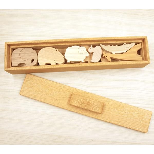 森林工芸館　バランスアニマル　木のおもちゃ　木製玩具　動物積み木　贈り物に |  | 03