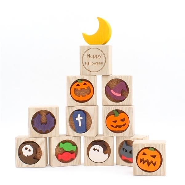 ハロウィンブロック　ハロウィン置物　ハロウィン飾り　halloween　10月置物　ブロック積み木 |  | 03