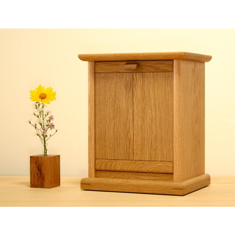 小型仏壇　姫厨子ナラ　【受注生産品】仏壇　モダン仏壇　ミニ仏壇　森林工芸館 | 