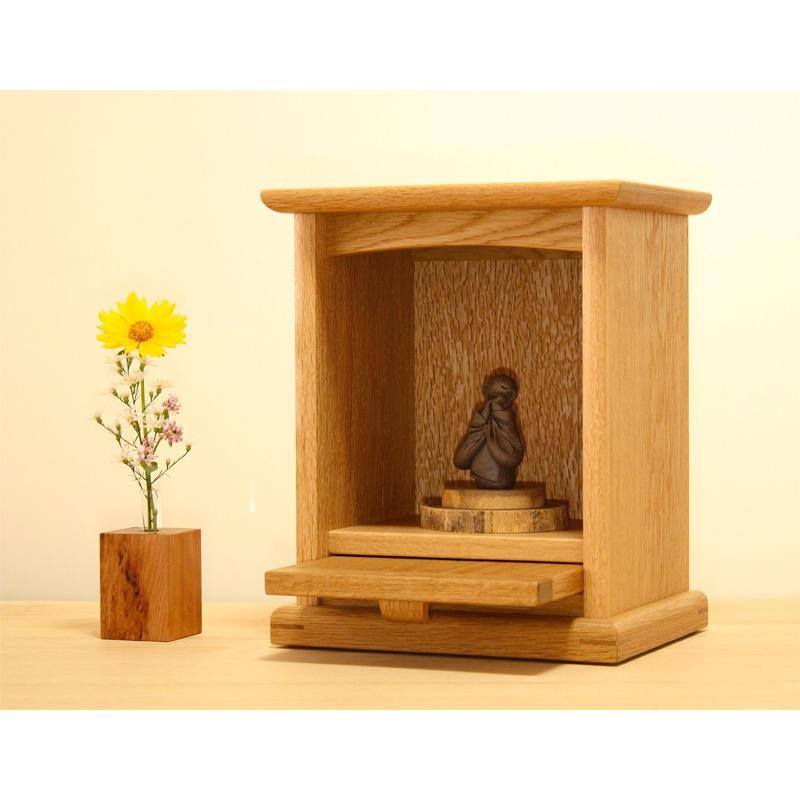 小型仏壇　姫厨子ナラ　【受注生産品】仏壇　モダン仏壇　ミニ仏壇　森林工芸館 |  | 01