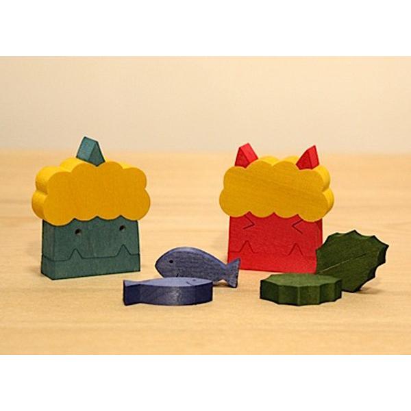 彩り歳時記 2月　節分　豆まき　青鬼　赤鬼　季節飾り　季節の置物 |  | 01