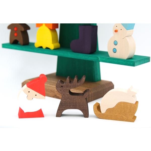 ステージツリー グリーン クリスマスツリー卓上 クリスマス室内 木製