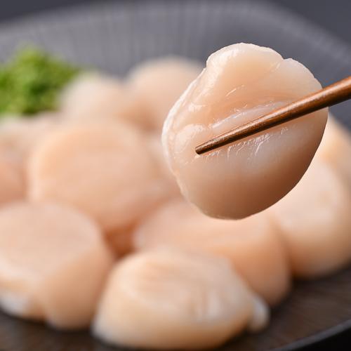 北海道産 ホタテ貝柱 1.0kg×３個 訳あり 送料無料 まとめ割 刺身ほたて バラ凍結 お取り寄せ 新鮮産直ネットの画像