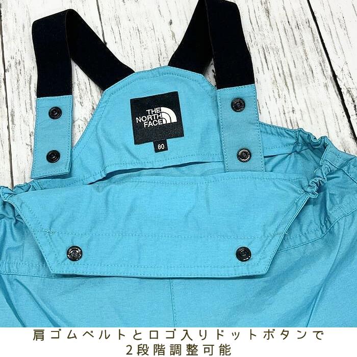 ノースフェイス　80cm Tシャツ&フィールドビブ　2点セット　※バラ売り不可※ THE NORTH FACE（ザ ノースフェイス） NBB32502 ベビーフィールドビブ