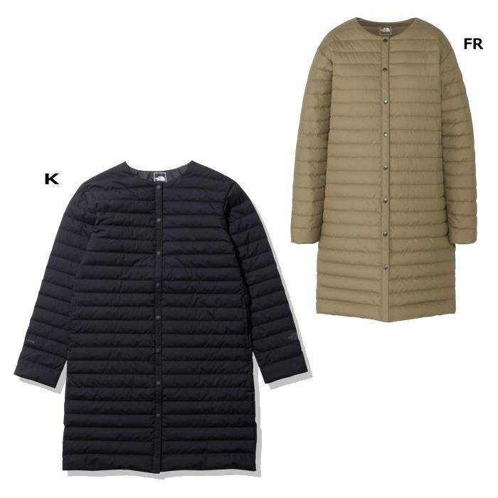 THE NORTH FACEノーカラーロングダウンコートNDW92263 THE NORTH FACE ザ・ノースフェイス ウインドストッパー