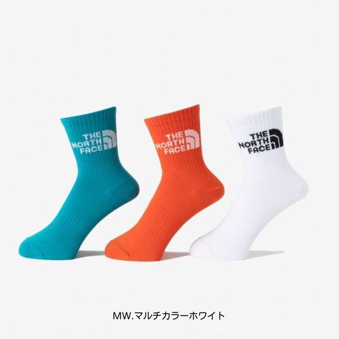 THE NORTH FACE（ザ ノースフェイス） 3足組ソックス NN82411 TNFジャ 