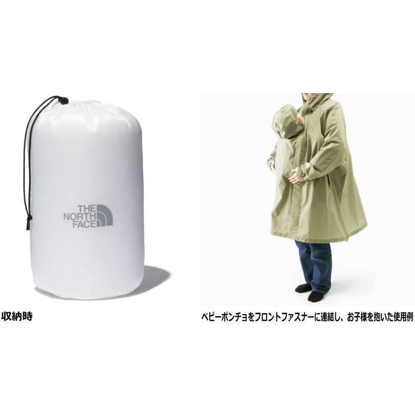 ノースフェイス　NPM12001 黒　SM マタニティレインコート ポンチョ THE NORTH FACE（ザ ノースフェイス） NPM12001 マタニティレイン