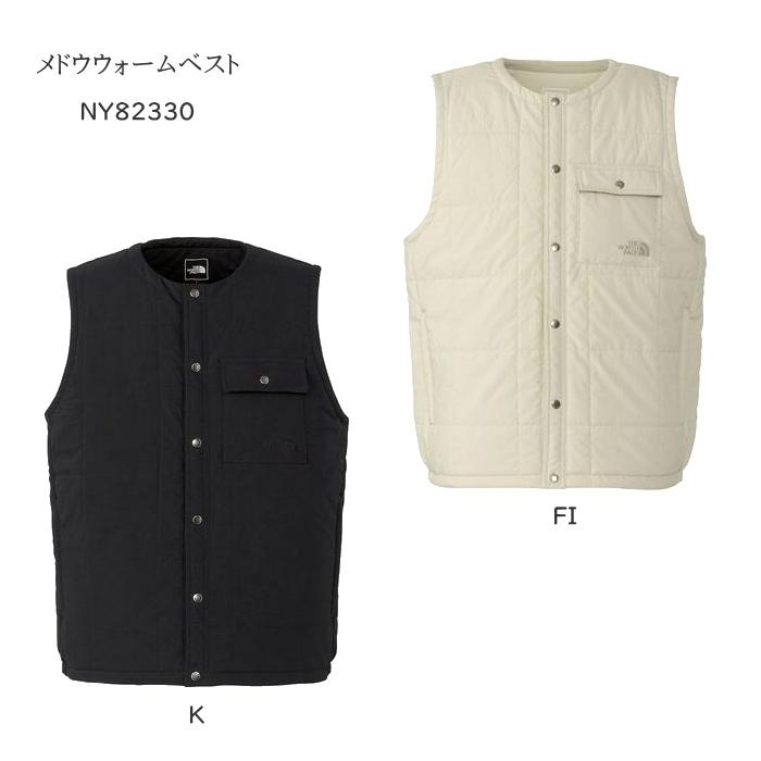 ザ・ノースフェイス　NY82330 メドウウォームベスト 中わた入り　美品 THE NORTH FACE ザ・ノース・フェイス 中綿 ベスト メンズ