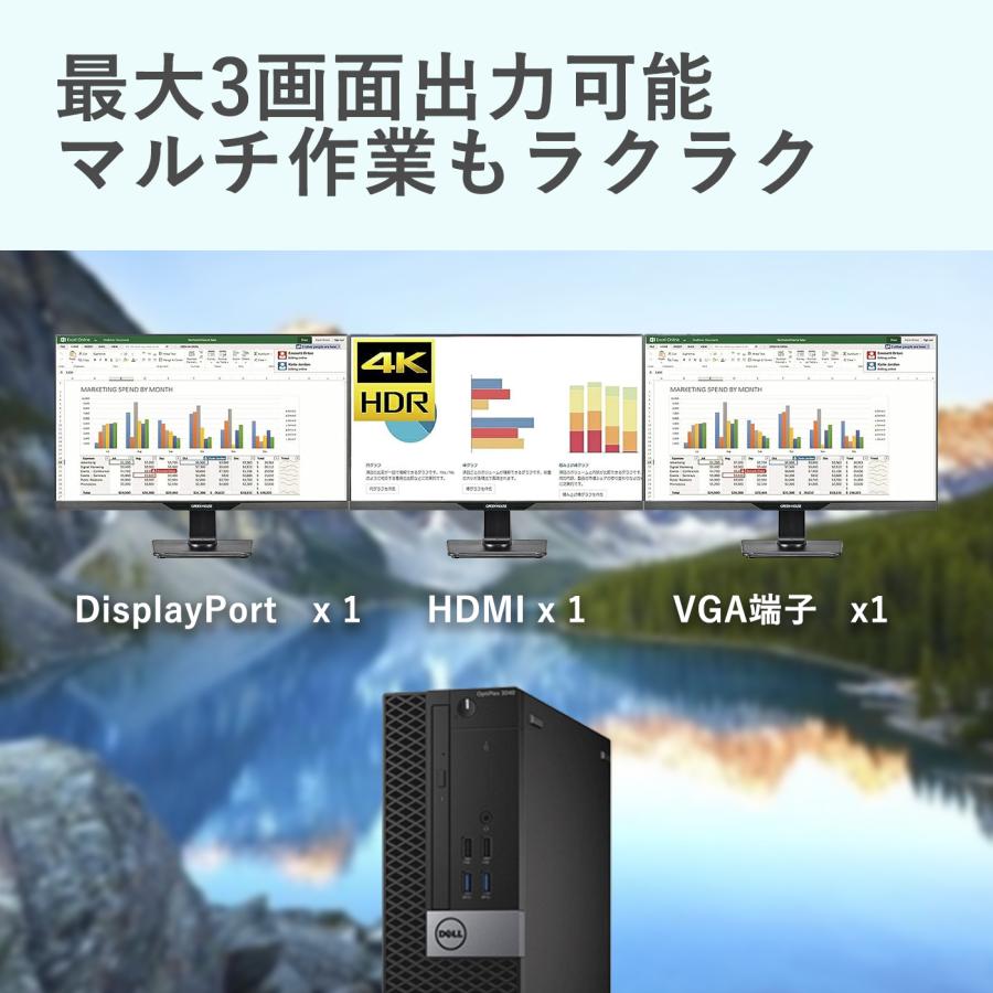 DELL（デル） デスクトップPC Optiplex 3060 SFF Core i5 8500(3GHz 