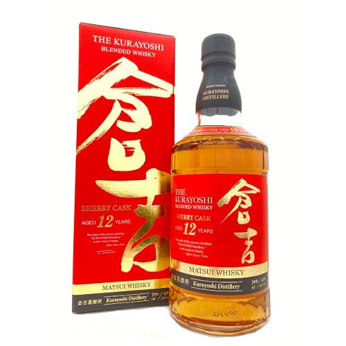 マツイ ピュアモルトウイスキー 倉吉 シェリーカスク 12年 43度 700ml