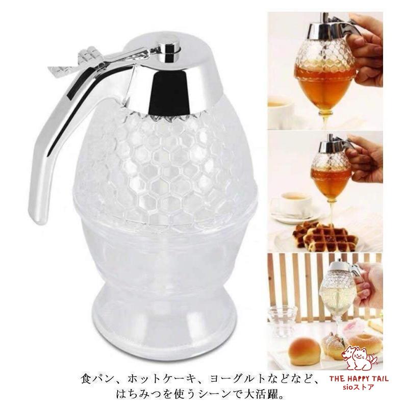 ハチミツ ハニーポット ハニーディスペンサー はちみつ はちみつ入れ 蜂蜜 容器 可愛い 蜂蜜入れ ディスペンサー 蜂蜜容器 おしゃれ 受け皿式 使｜sio-st｜08