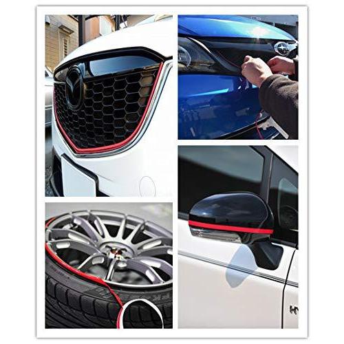 耐水 多機能 ラインテープ カッティングシート 車 バイク 用 耐水 テープ 防水 シール 赤 白 青 色 幅 5mm 66m Sise9 S 2103 Siom 通販 Yahoo ショッピング