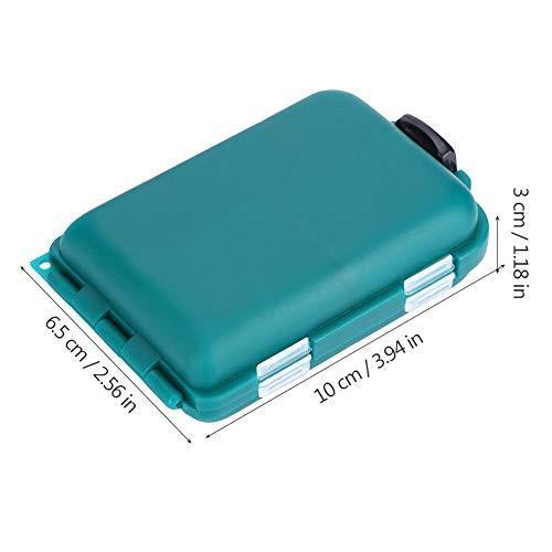 最安挑戦 ルアーケース 釣り タックルボックス 釣具収納 ポータブル 二層 仕掛け小物入れ 個々のコンパートメント 持ち運び易い 釣り道具 ボックス 釣りの餌箱 釣り針 Www We Job Com