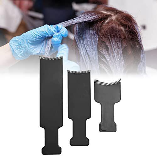 ヘアカラーボード ハイライト ローライト カラーリング ホーム サロン用カラーリング ヘアカラーリングdiyツール用の3ピースハイライトボードロングボ S Siom 通販 Yahoo ショッピング