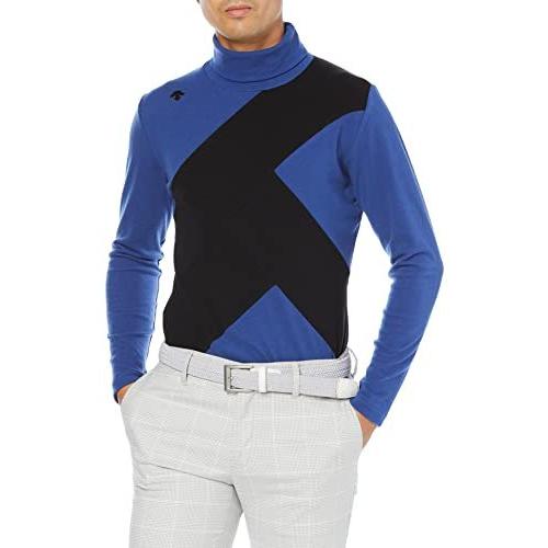 デサントゴルフ 21年秋冬モデル ゴルフ タートルネック 長袖シャツ ゴルフ タートルネック ストレッチ 吸湿発熱 スポーツ