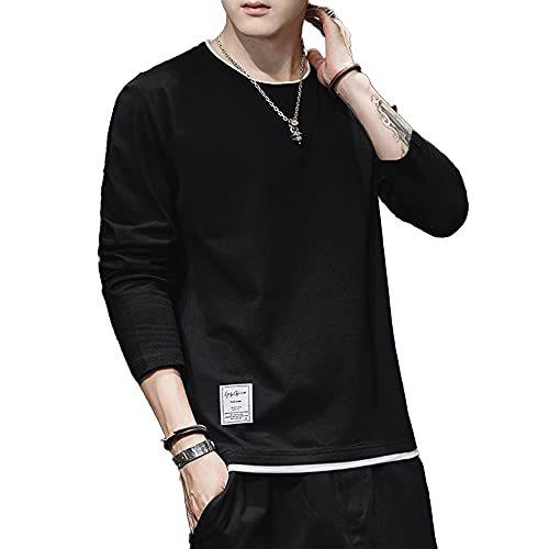 ５５ 以上節約 スーツ フォーマル エイチユーエー メンズ 長袖tシャツ 韓国 トレンド 無地 クルーネック カットソー ビッグシルエット 秋冬 春夏 ロンt シンプル お洒落 人気 Www Threeriversofs Com