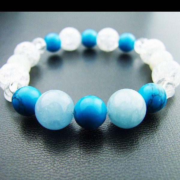 開運 交通安全・旅行安全祈願 アクアマリン ブルームーンストーン ペア