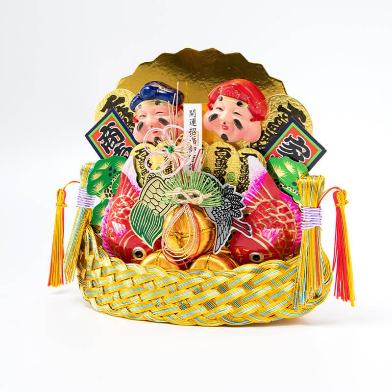 開運 水引宝船(青/金) 縁起物/開運招福/金運隆昌/商売繁昌 開運 水引宝船(青/金) 縁起物/開運招福/金運隆昌/商売繁昌