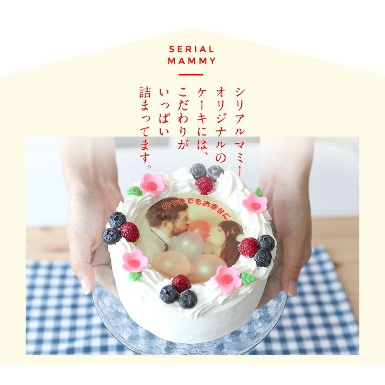 オーダーメイド 写真 ケーキ 丸型 直径21cm 7号サイズ 生クリーム味 ホール 名入れ オリジナル文章 プリント 誕生日 バースデー 結婚 出産 還暦 退職 内祝い Pd Nama7 シリアルマミーヤフーショップ 通販 Yahoo ショッピング