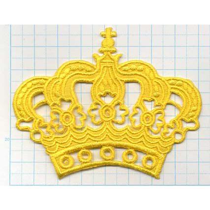 送料63円 クラウンm 黄色 アイロンワッペン 刺繍 アップリケ 王冠マーク Ap アジアの布 しりぽーん 通販 Yahoo ショッピング