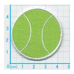 送料63円 テニスボール アイロンワッペン 刺繍 アップリケ スポーツ Ap アジアの布 しりぽーん 通販 Yahoo ショッピング