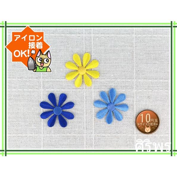 パステルカラーのお花ワッペン 63枚 各種パーツ Www Dc Sirmium Rs