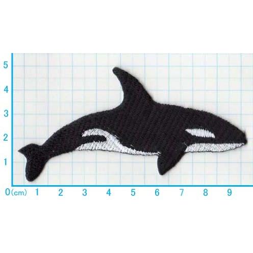 送料63円 シャチ アイロンワッペン 刺繍 アップリケ 動物 水泳 水族館 オルカ Ap アジアの布 しりぽーん 通販 Yahoo ショッピング