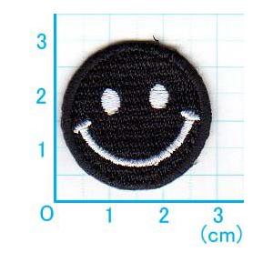 送料63円 スマイルマークs黒3枚セット アイロンワッペン 刺繍 アップリケ ニコニコ ニコちゃんマーク Ap アジアの布 しりぽーん 通販 Yahoo ショッピング