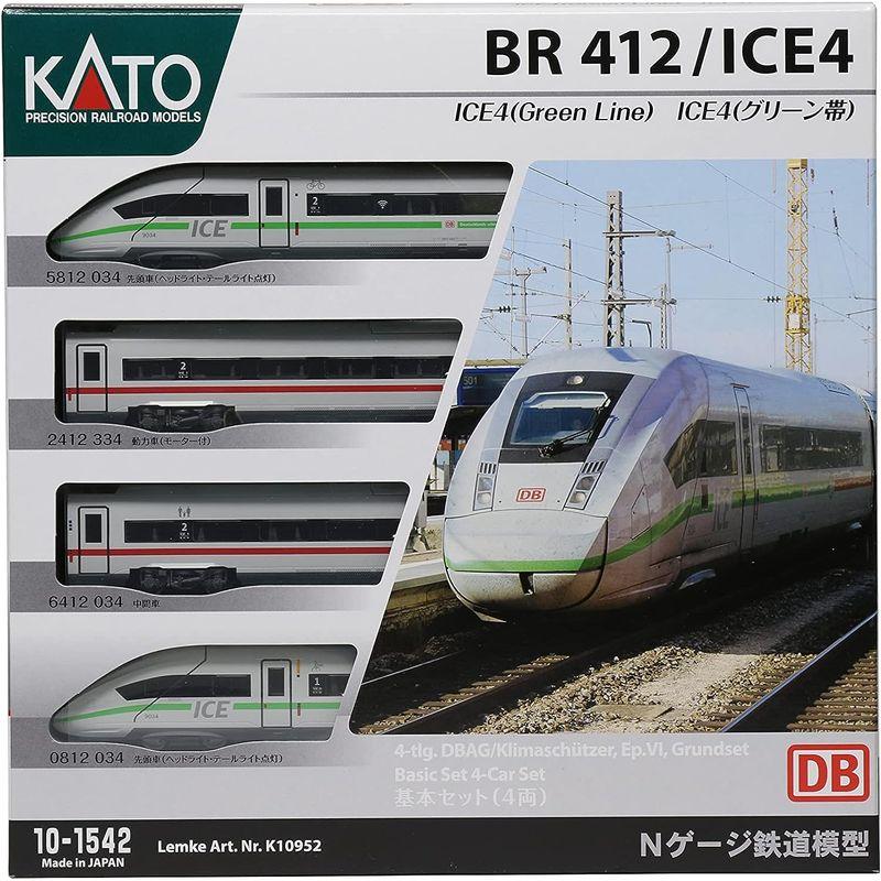【即購入⭕️】 KATO Nゲージ ICE4 (グリーン帯) 基本セット (4両) 10-1542 鉄道模型 電車 【2269964824】(13736円)