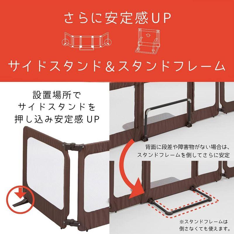 日本育児 ベビーゲート おくだけとおせんぼ スマートワイド ゲート、フェンス