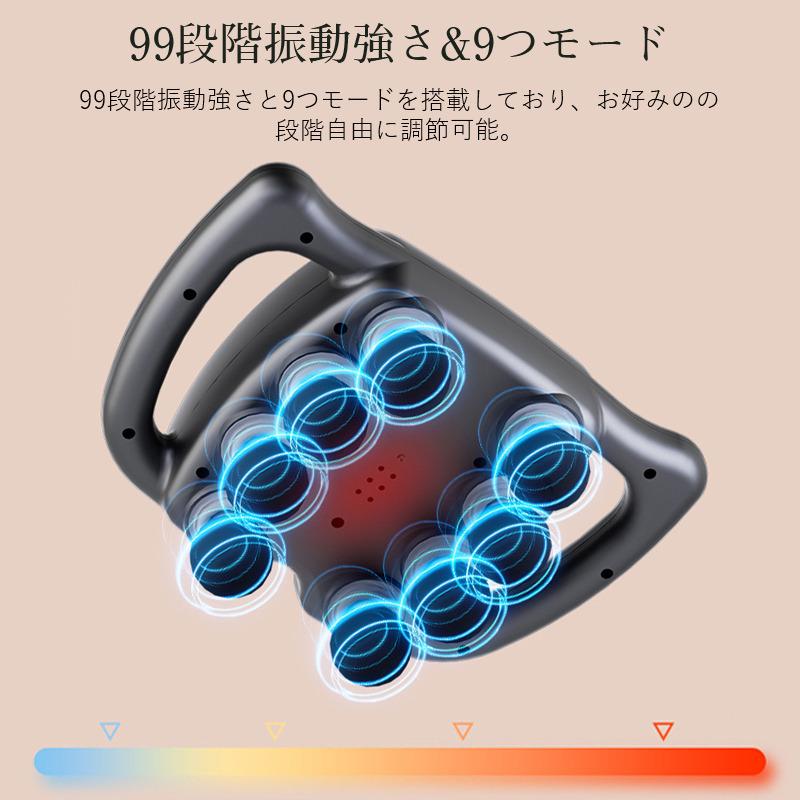マッサージガン 筋膜リリース器  電動マッサージ器 20段階強力振動 電動マッサージャー マッサージガン 筋膜リリース 多機能 20段階
