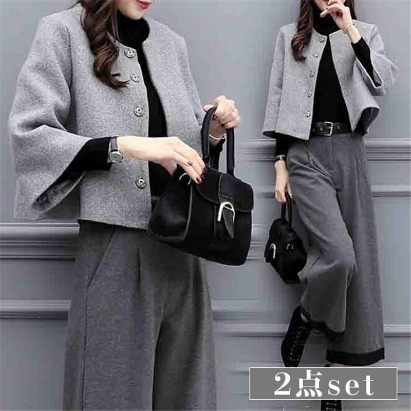 セットアップ レディース 上下セット セレモニースーツ パンツスーツ ワイドパンツ おしゃれ 卒業式 入園式 入学式 卒園式 フォーマル 通勤 Ol Hx21jan30vxftz14 しろくまstore 通販 Yahoo ショッピング